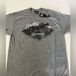 Harley Davidson shirt new with tags. Wild West Lubbock Texas print! Large.